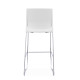 Verse Shell Skid Base Bar Stool
